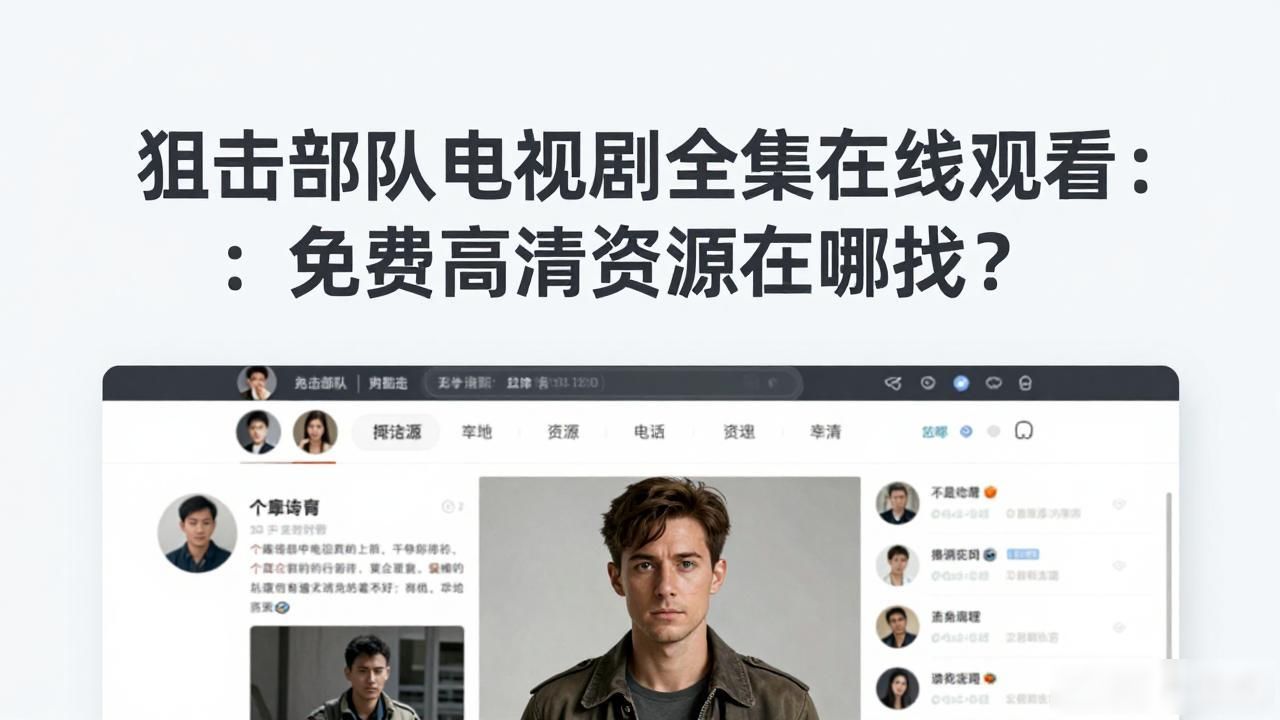 狙击部队电视剧免费观看完整_狙击部队电视剧全集在线观看_狙击部队电视剧全集在线播放