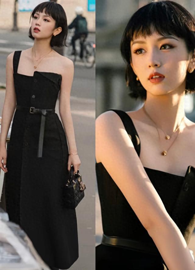 2026赫本风狗啃刘海短发_女明星短发造型_细软塌发质蓬松三厘米