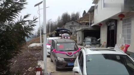 湖北农村倒插门婚礼，漂亮新娘迎亲接新郎拜堂